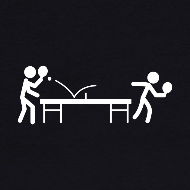 Ping Pong Table Tennis Stick Figures Pingpong by theperfectpresents